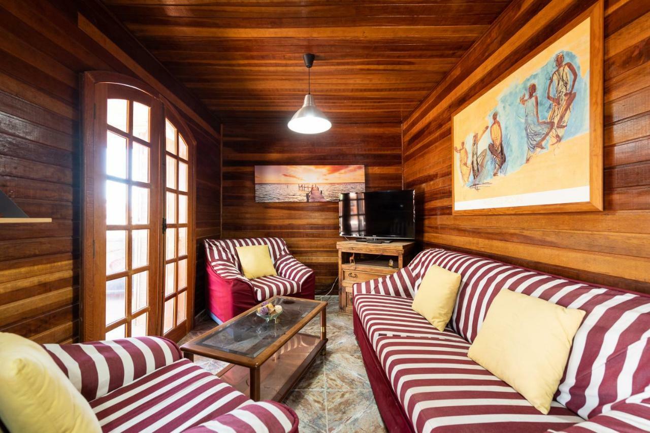 Camping Cabin - Private Solarium & Pool - Bbq San Bartolome Bagian luar foto